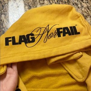 FLAG nor FAIL peacoat with removable hood